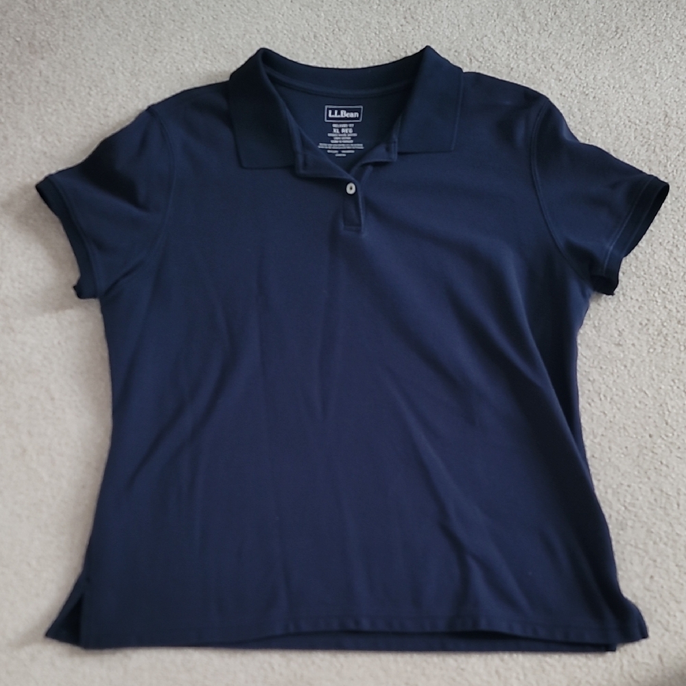 L L Bean Womens Relaxed Fit Polo